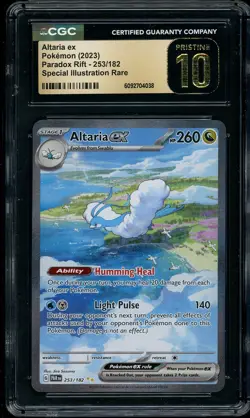 2023 Pokemon Paradox Rift Altaria EX #253 SIR CGC 10 PRISTINE - Image 1