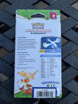 Pokemon XY Fates Collide Sky Guardian Theme Deck 60 Cards Lugia English 2016 - Image 2