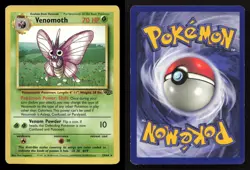 Venomoth 29/64 Jungle Unlimited HP/DMG Pokemon - Image 3