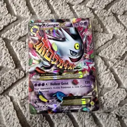 Pokemon M Gengar EX XY166 XY Promos Full Art Holo Promo English 2014 210HP - Image 1