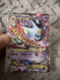 Pokemon M Gengar EX XY166 XY Promos Full Art Holo Promo English 2014 210HP - Image 3