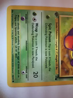 Pokemon Ekans Fossil 46/62 Common 1999-2000 Wizards Base Set - Image 5
