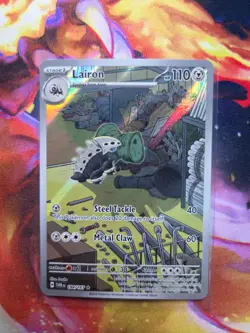 LAIRON 184/167 Illustration Rare Twilight Masquerade Pokemon Holo Near Mint - Image 1
