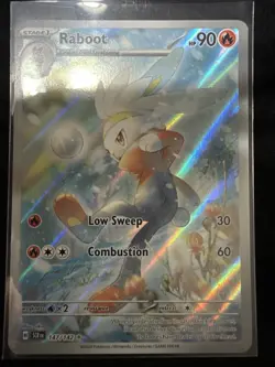 Pokemon TCG Raboot Illustration Stellar Crown 147/142 Rare - Image 1
