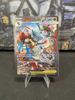 Near Mint Mega Lucario ex 179/132 Special Illustration Rare Mega Evolution NM - Image 1