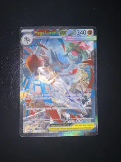 Near Mint Mega Lucario ex 179/132 Special Illustration Rare Mega Evolution NM - Image 2