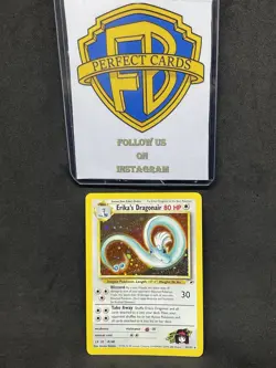 POKEMON GYM HEROES UNLIMITED ERIKA’S DRAGONAIR HOLO 4/132 NM- - Image 1