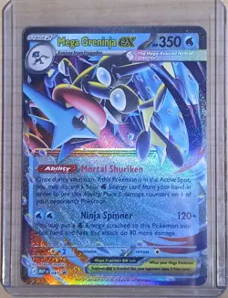 Pokemon Greninja EX 81 Promo Black Star Promo NM. - Image 1