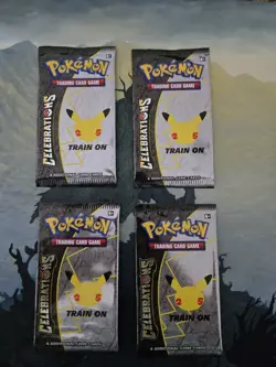 Pokemon Celebrations Sealed Booster Packs x4 New - Image 1