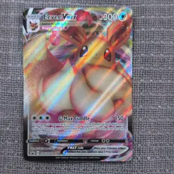 Pokemon TCG Eevee VMAX SWSH087 Promo & Glaceon VMAX 041/203 Holo Lot - Image 2