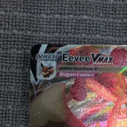 Pokemon TCG Eevee VMAX SWSH087 Promo & Glaceon VMAX 041/203 Holo Lot - Image 4