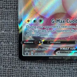 Pokemon TCG Eevee VMAX SWSH087 Promo & Glaceon VMAX 041/203 Holo Lot - Image 5