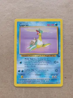 Lapras 25/62 Rare Fossil Pokemon Unlimited Lightly Played - Image 1