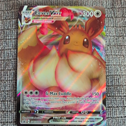Pokemon TCG Eevee VMAX SWSH087 Promo & Sylveon VMAX 075/203 Holo Lot - Image 2