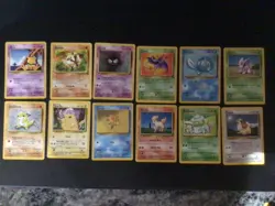 Lot Of 12 Vintage Non-Holo Pokemon Cards - No Duplicates - NICE! - Image 1