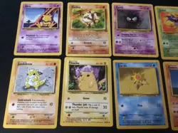 Lot Of 12 Vintage Non-Holo Pokemon Cards - No Duplicates - NICE! - Image 2