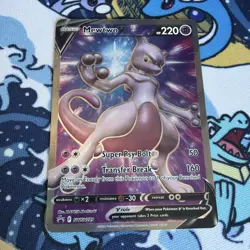 Pokemon TCG Mewtwo v SWSH229 Black Star Promo - Image 1