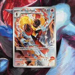 Armarouge 086/084 Illustration Rare IR Pitch Black Pokemon Near Mint - Image 1