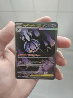 English Pokemon TCG Mega Chandelure ex Pitch Black SIR #115/084 NM/MINT!! - Image 1