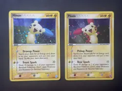 Minun & Plusle Holo Exclusive Set EX Trainer Kit 2 Pokemon TCG - MP/HP #2 - Image 1