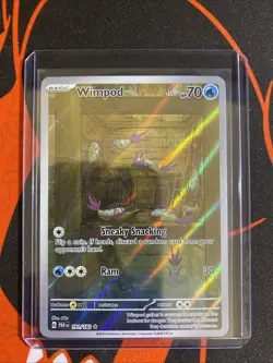 Pokemon Wimpod Illustration Rare Holo 191/182 SV04 Paradox Rift English 2023 LP - Image 4