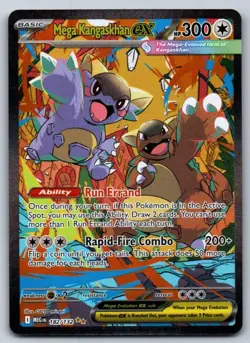 Mega Kangaskhan ex 182/132 Pokemon Holo NM Mega Evolution - Image 1