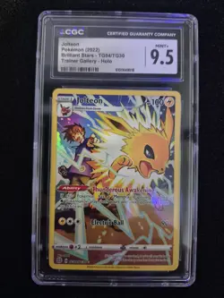 Poke'mon Jolteon (2022) Brilliant Stars -TG04/TG30 Trainer Gallery-Holo Mint 9.5 - Image 1