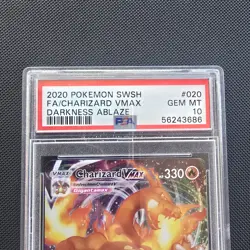 Charizard VMAX 020/189 Darkness Ablaze Holo PSA 10 Pokemon TCG - Image 3