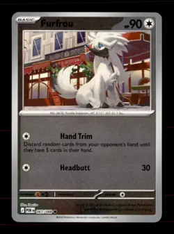 Furfrou 067/088 Common Perfect Order Pokemon Reverse Holo Near Mint - Image 1