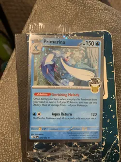 Pokemon TCG Primarina Sealed ‘What’s Your Favorite’ Promo - IN HAND Barnes&Noble - Image 1