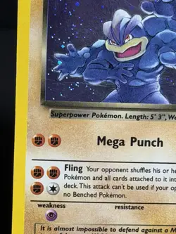Pokemon TCG 2000 Team Rocket Dark Machamp Holo #10/82 Vintage Good Condition - Image 5