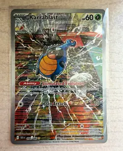 Pokemon TCG Karrablast Full Art Holo IR 094/086 Sv: Black Bolt Eng 2025 - Image 1