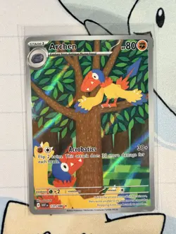 Archen 131/086 Illustration Rare White Flare Pokemon TCG NearMint - Image 1