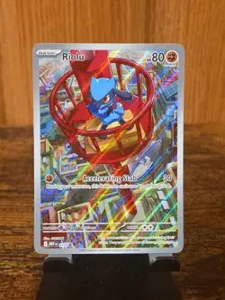 Riolu 010 Mega Evolution Black Star Promo Holo Pokemon TCG - Image 1