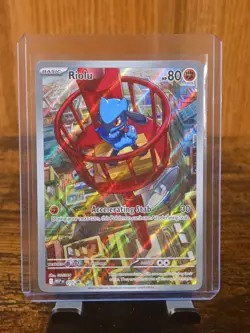 Riolu 010 Mega Evolution Black Star Promo Holo Pokemon TCG - Image 3