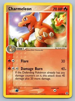 CHARMELEON 31/112 UNCOMMON FIRERED & LEAFGREEN POKEMON HP - Image 1