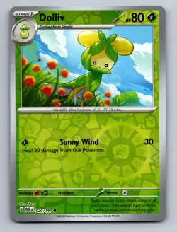 Dolliv 020/197 Common Obsidian Flames Pokemon Reverse Holo - Image 1