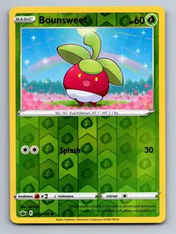 Bounsweet 013/198 Common Chilling Reign Pokemon Near Mint Reverse Holo - Image 1