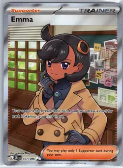 Emma 107/086 Pokemon Chaos Rising Holo NM - Image 1