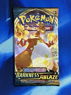 Pokemon 2020 Sword & Shield Darkness Ablaze Booster Pack Lot X8 Mixed SwSh Nm - Image 2