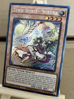 YGO Tenyi Spirit Suruya SUDA-EN021 Secret Rare Card Supreme Darkness 1st Ed - Image 1