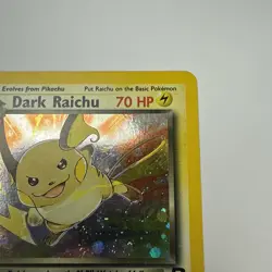 Pokemon Card TCG Dark Raichu English Team Rocket 83/82 Holo Rare Secret NM - Image 3
