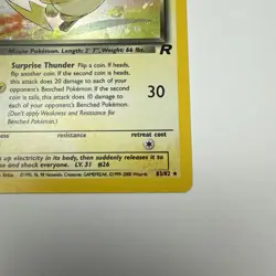 Pokemon Card TCG Dark Raichu English Team Rocket 83/82 Holo Rare Secret NM - Image 4