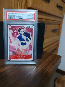 NICO ROBIN ONE PIECE SUPER PRE-RELEASE PSA 10 #ST01-008 - Image 1