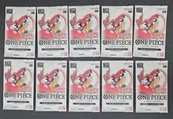 10 Packs One Piece x Round1 Promo Pack English Version, 2 Keychains, Straw Hat - Image 2