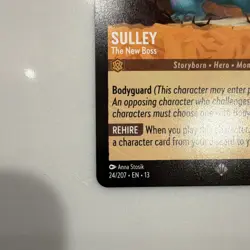 Disney Lorcana The First Chapter Sulley - The New Boss Foil Rare 24/207 EN - Image 2
