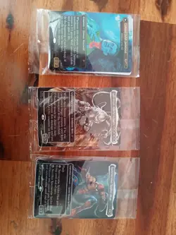 magic the gathering 3 cards John jameson, spiderman and anti venom - Image 1