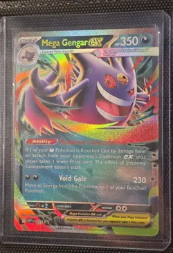 Mega Gengar ex 073 Promo Holo Double Rare ENG Pokemon card Mega Evolutions NM - Image 1