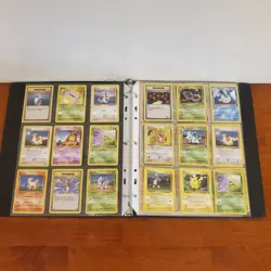 Vintage Pokemon Cards Rare Collection Binder 1999 90s Base Lot Fossil Jungle - Image 1