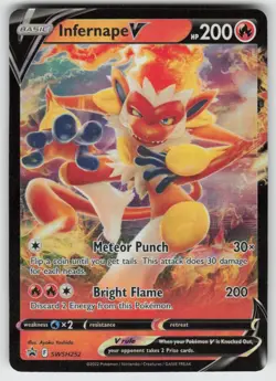 UR - 02 Holo Infernape V SWSH252 Promo SWSH: Sword & Shield Promo Cards - Image 1